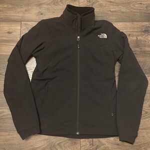 The North Face Apex Black Full Zip Softshell Jacket Womens Size Small